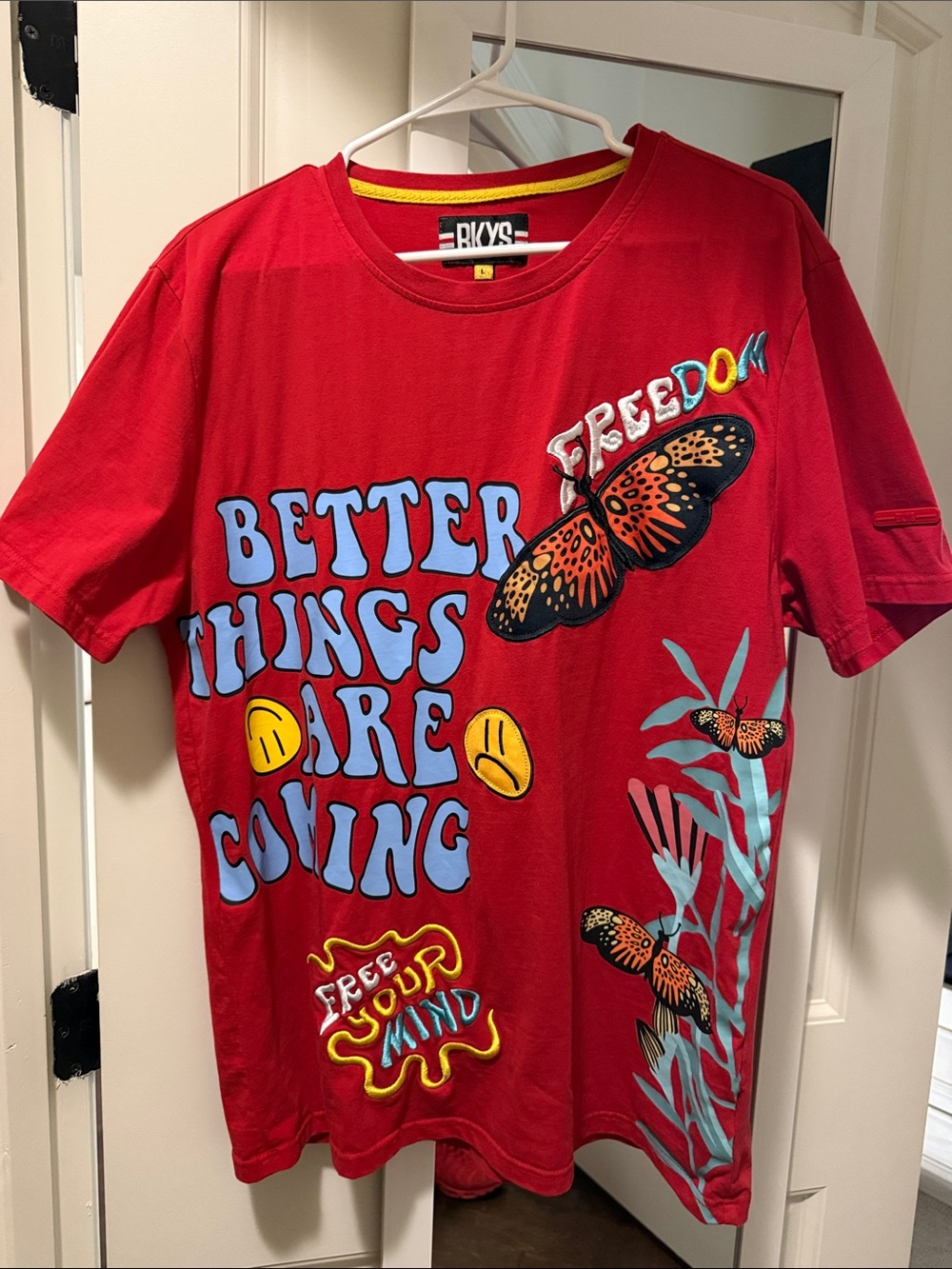Red Bkys Graphic Tee - Better Things Are Coming